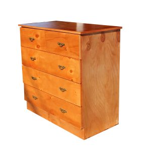 COMODA, TERCIADO CON FRENTE DE MADERA